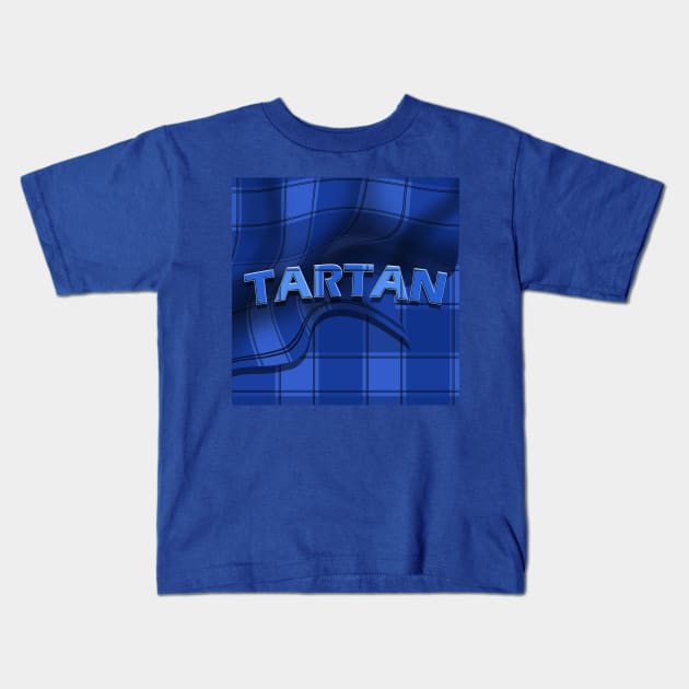 Tartan Kids T-Shirt by Capturedtee